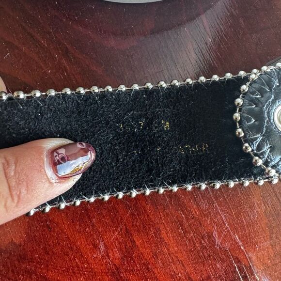 Y2K Rhinestone Embellished Western Style Rocker Belt - Picture 9 of 9